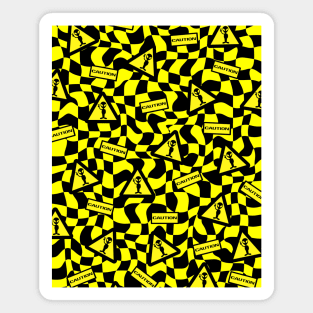 Aliens Are Real, Caution Sign Magnet